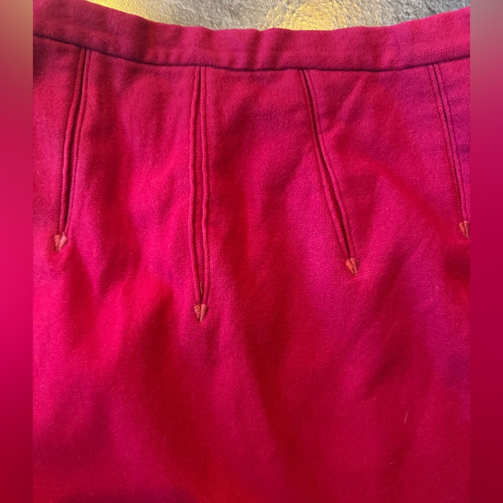 Vintage wool western skirt